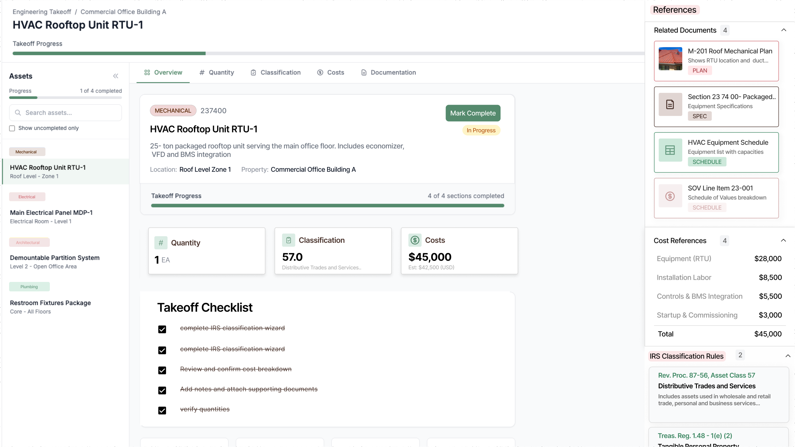 Cross-referencing in one place